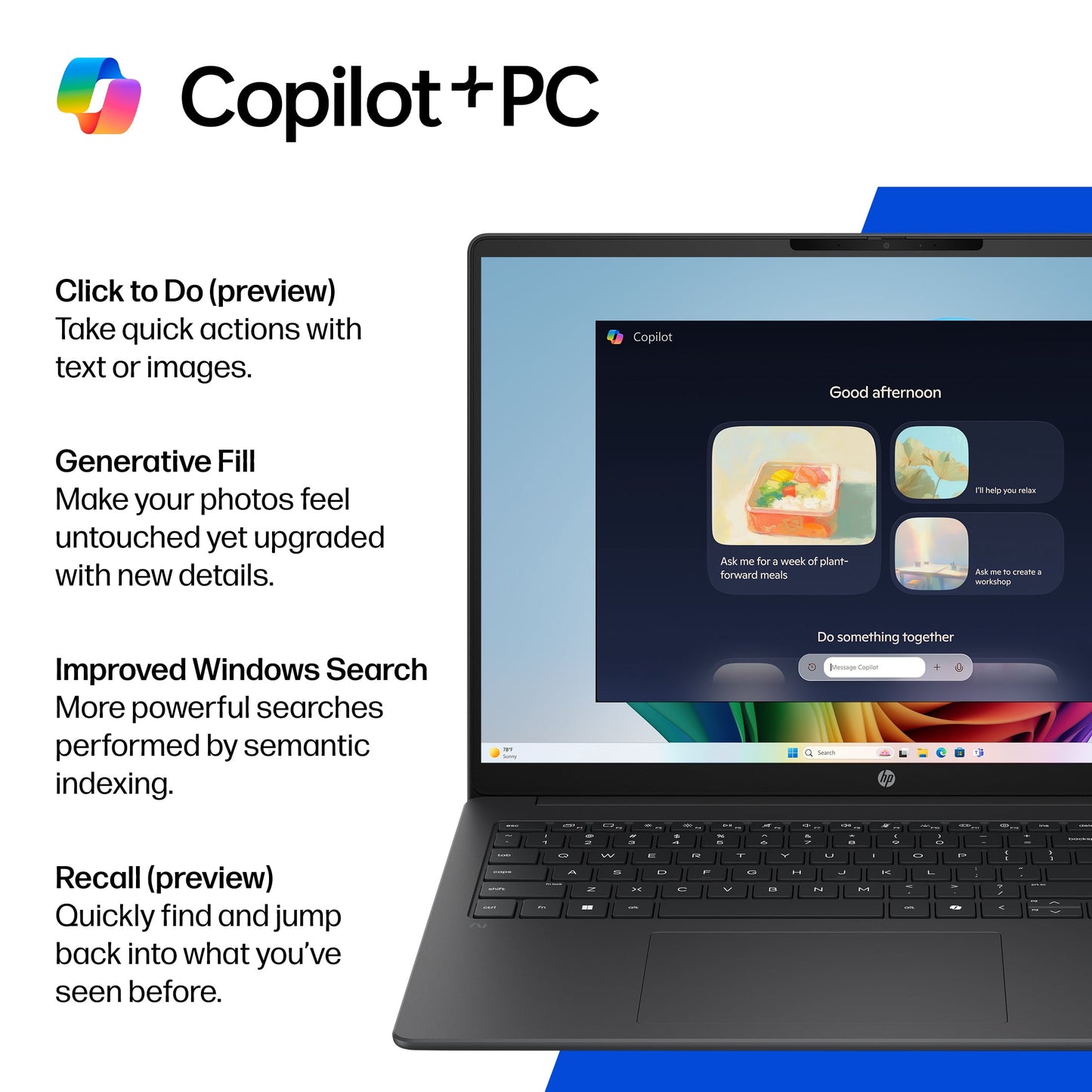 HP OmniBook 3 16 inch Laptop Next Gen AI PC 2K IPS Display Windows Sna