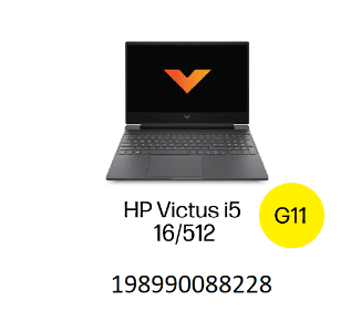 HP Victus 15.6 inch FHD 144Hz IPS Win 11 Gaming Laptop Intel Core i5-1