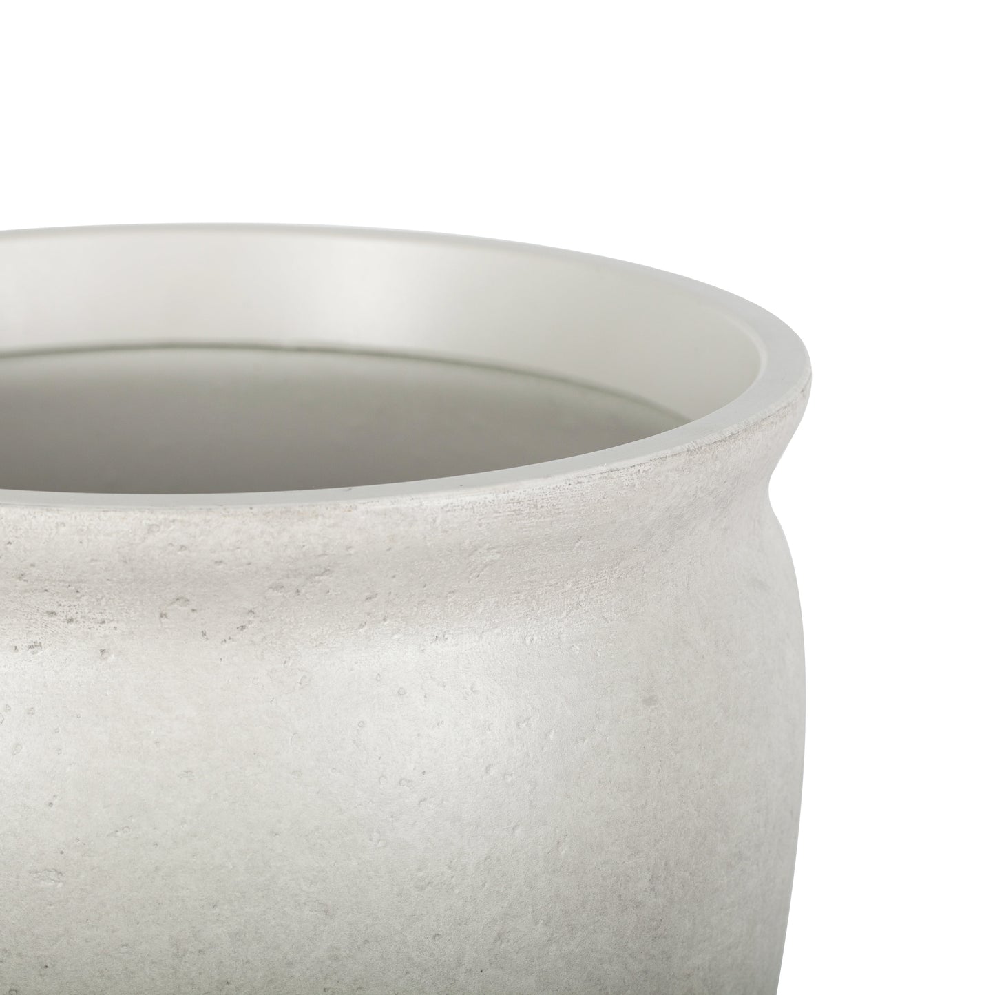 Better Homes & Gardens 14inch Hawthorn Planter Gypsum with Modern Desi