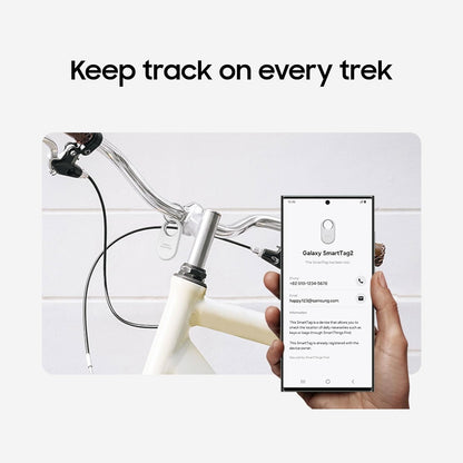 Samsung Galaxy SmartTag2 - Anti-loss Bluetooth tag for cellular phone