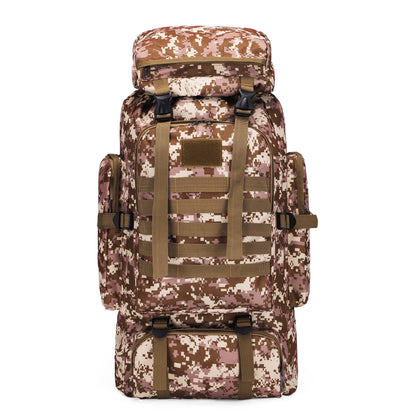 80L Travel Hiking Camping Backpack with Rain Cover,Hiking Daypack for