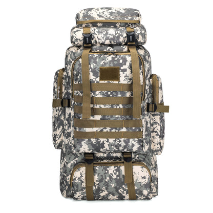 80L Travel Hiking Camping Backpack with Rain Cover,Hiking Daypack for