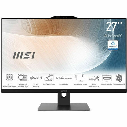 MSI All-in-One Computer Modern AM272P 1M-821US Intel Core 5 120U 16GB