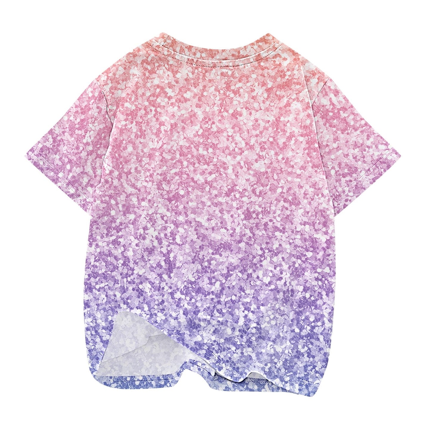 Sparkle Print Kids T-Shirt | Soft Crew Neck Short Sleeve Summer Top fo