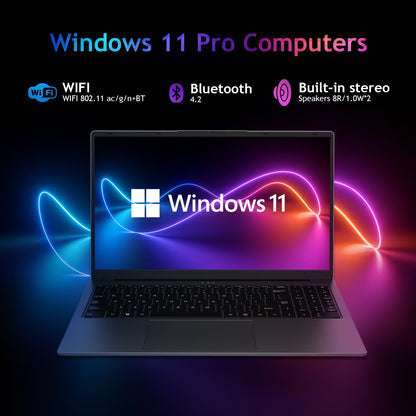 KurieTim 16" Laptop Computer, 16GB RAM 512GB SSD AMD Ryzen 5 3500U wit