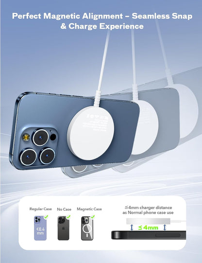 ETEPEHI Wireless Charger - Fast Charging Pad Compatible for iPhone 17