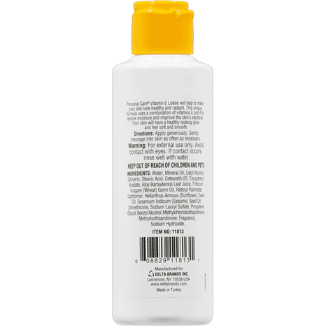 Personal Care Moisturizing Vitamin E Skin Care Lotion 4 fl oz