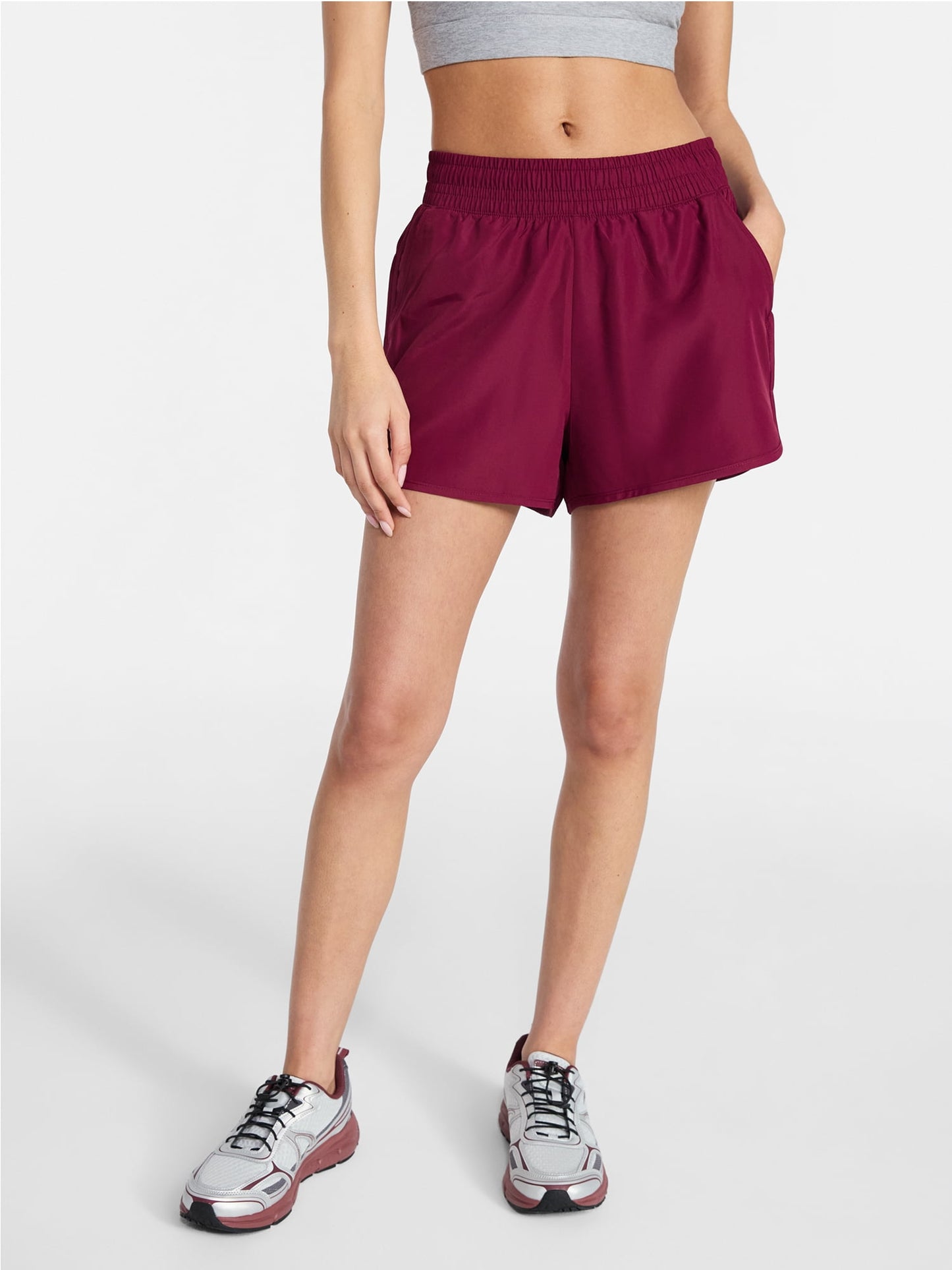 Athletic Works Women's and Women's Plus Core Running Shorts, Sizes XS-