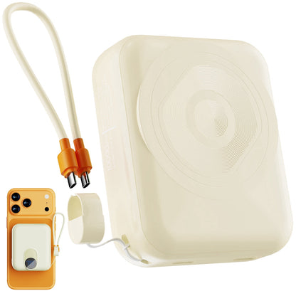 20000mAh Power Bank Portable Fast Charger with 4 Cables, Compatible wi