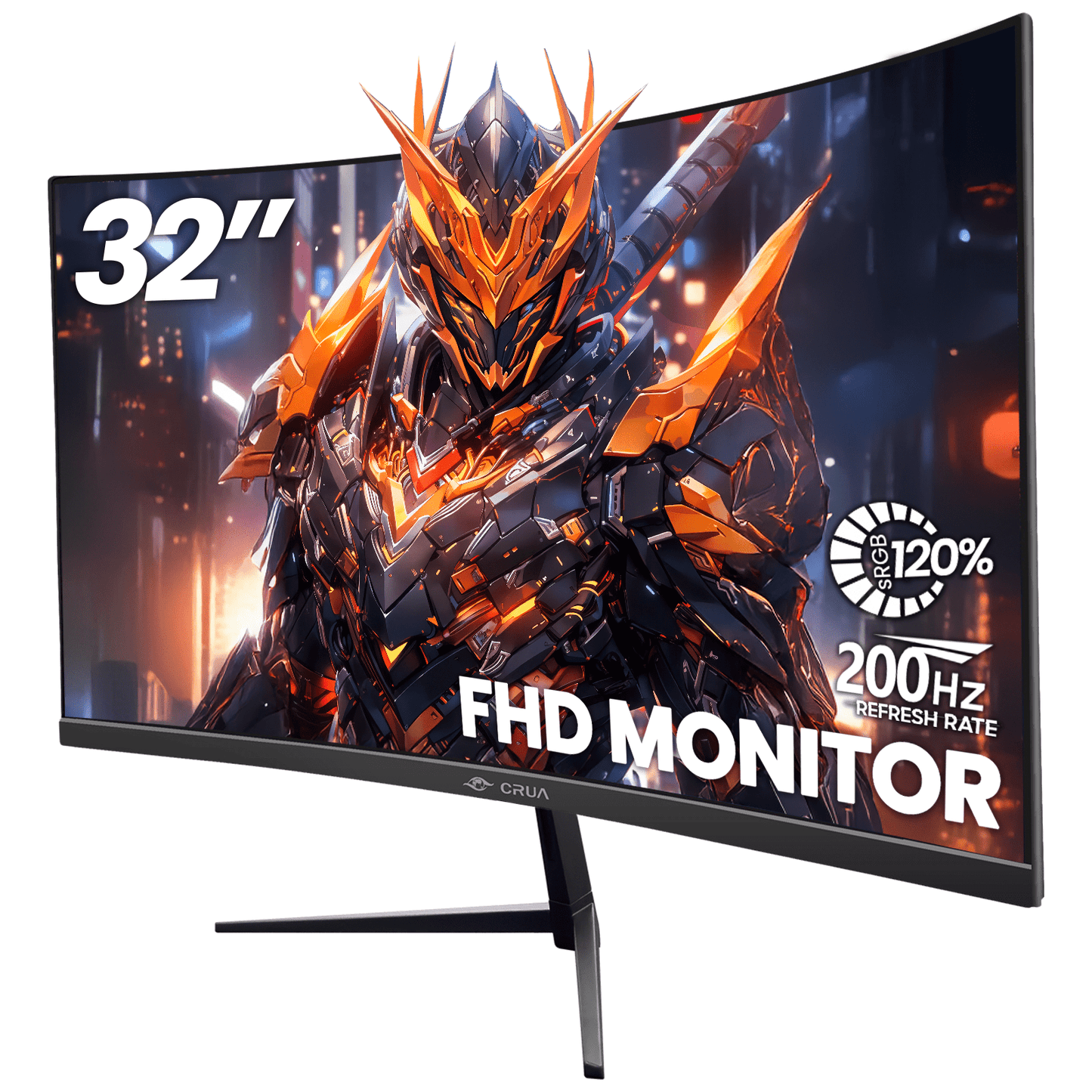 CRUA 27" 165Hz/180Hz Curved Gaming Monitor - FHD 1080P,FreeSync,1800R