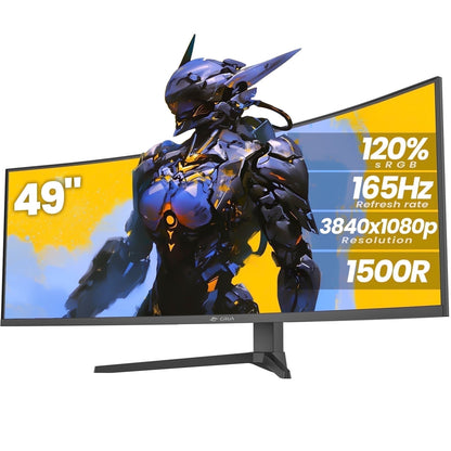 CRUA 27" 165Hz/180Hz Curved Gaming Monitor - FHD 1080P,FreeSync,1800R