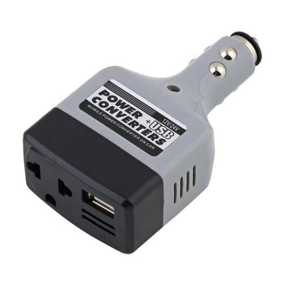 Car Power Inverter DC to AC Converter 150W with 2 AC Outlets and 2 USB