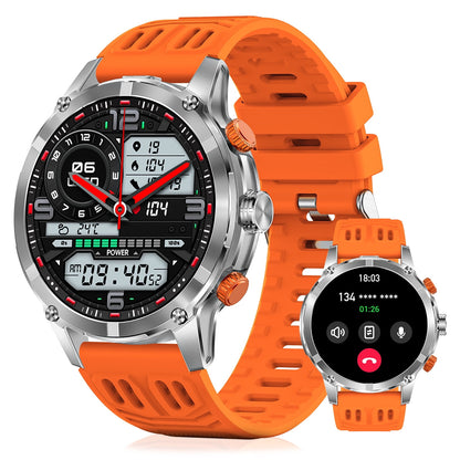 Cyberdyer Smart Watch with LED Flashlight, 100+ Sports Modes, 1.7" HD