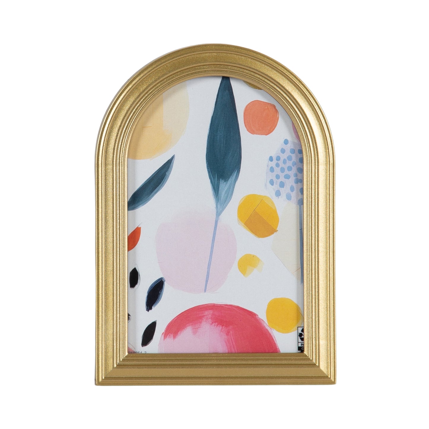 (3 pack) DesignOvation 4x6 Arch Gold Decorative Tabletop Picture Frame