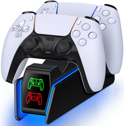 PS5 Controller Charger, ESYWEN Charging Station for PlayStation 5 Cont