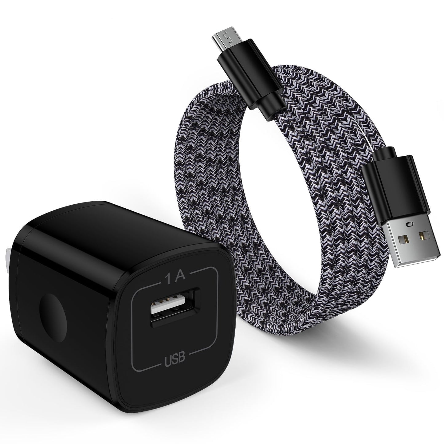 Fast Charger USB Wall Charger with USB-A to Micro Cable 6FT Fast Charg