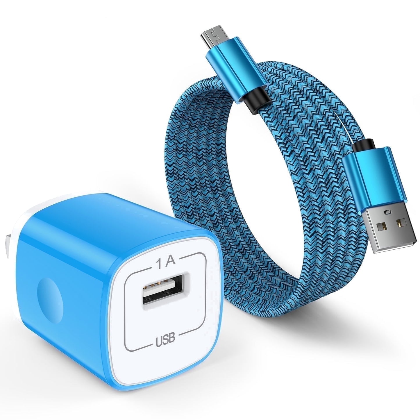 Fast Charger USB Wall Charger with USB-A to Micro Cable 6FT Fast Charg