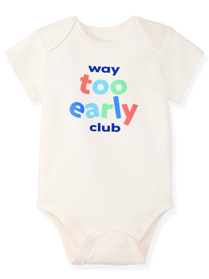 Garanimals Newborn & Baby Boy Cotton Lap-Shoulder Short-Sleeve Bodysui