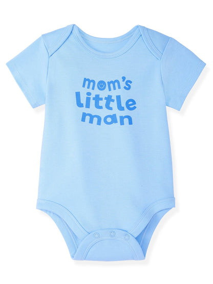 Garanimals Newborn & Baby Boy Cotton Lap-Shoulder Short-Sleeve Bodysui