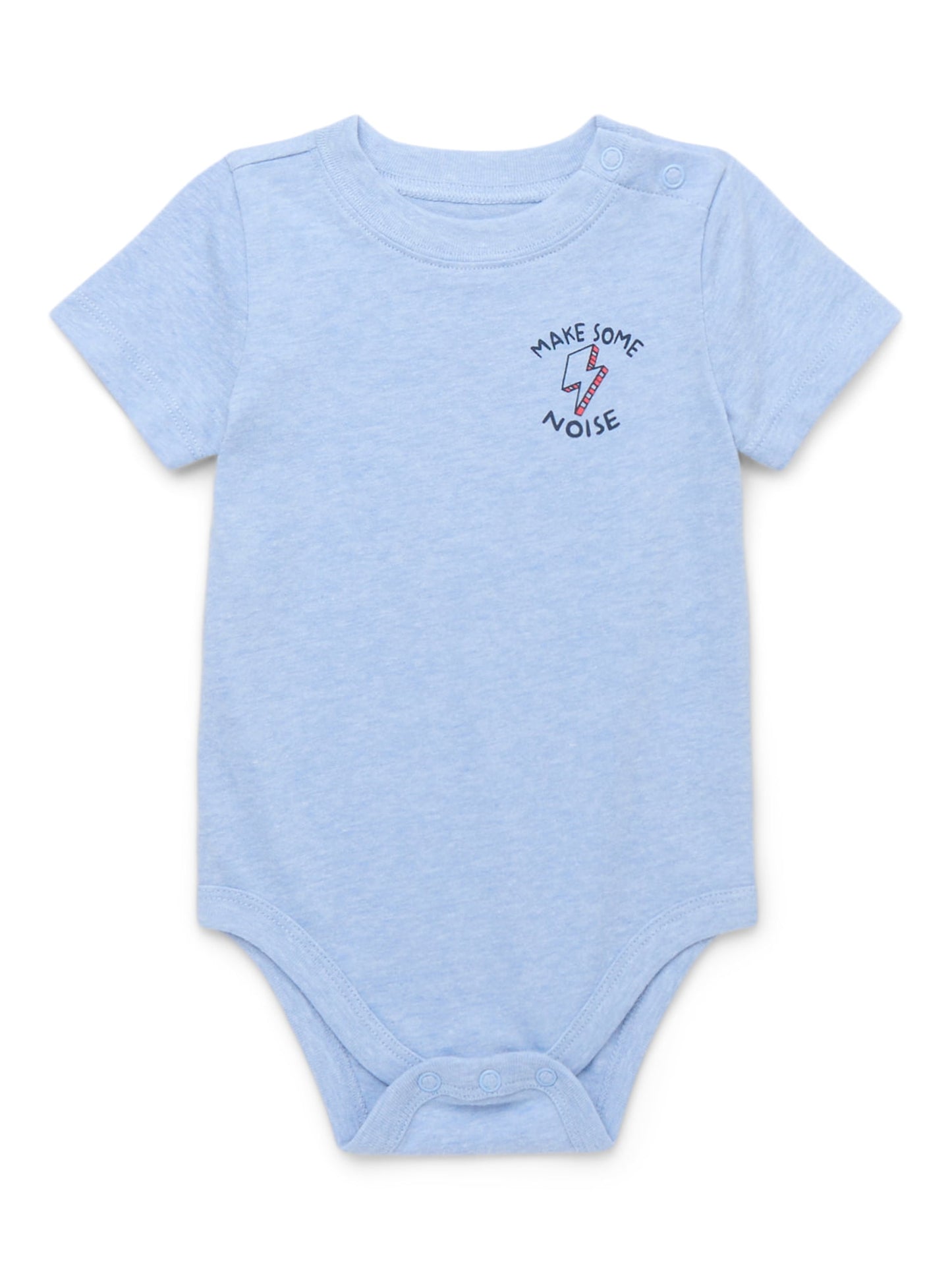 Garanimals Newborn & Baby Boy Cotton Lap-Shoulder Short-Sleeve Bodysui