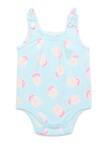 Garanimals Newborn & Baby Boy Cotton Lap-Shoulder Short-Sleeve Bodysui
