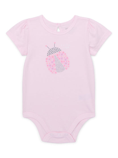 Garanimals Newborn & Baby Boy Cotton Lap-Shoulder Short-Sleeve Bodysui