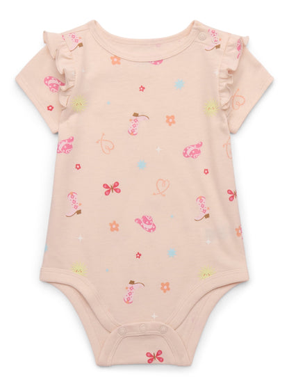Garanimals Newborn & Baby Boy Cotton Lap-Shoulder Short-Sleeve Bodysui