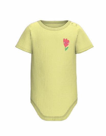 Garanimals Newborn & Baby Boy Cotton Lap-Shoulder Short-Sleeve Bodysui