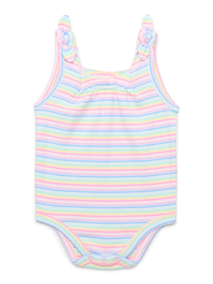 Garanimals Newborn & Baby Boy Cotton Lap-Shoulder Short-Sleeve Bodysui
