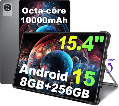 Golzer Android 14 Tablet 15 inch 2.5K Display, Helio G99 Octa-Core Pro