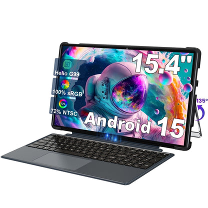 Golzer Android 14 Tablet 15 inch 2.5K Display, Helio G99 Octa-Core Pro