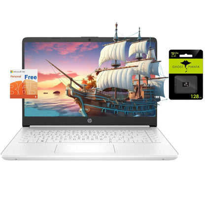 HP 14" HD Laptop for Students and Business,Intel Celeron N4120, 4GB RA