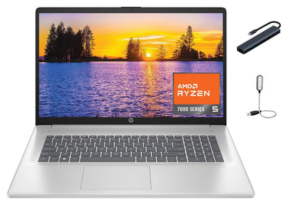 HP - 17.3" Full HD Laptop - AMD Ryzen 5 7520U 2023 - 8GB Memory - 512G