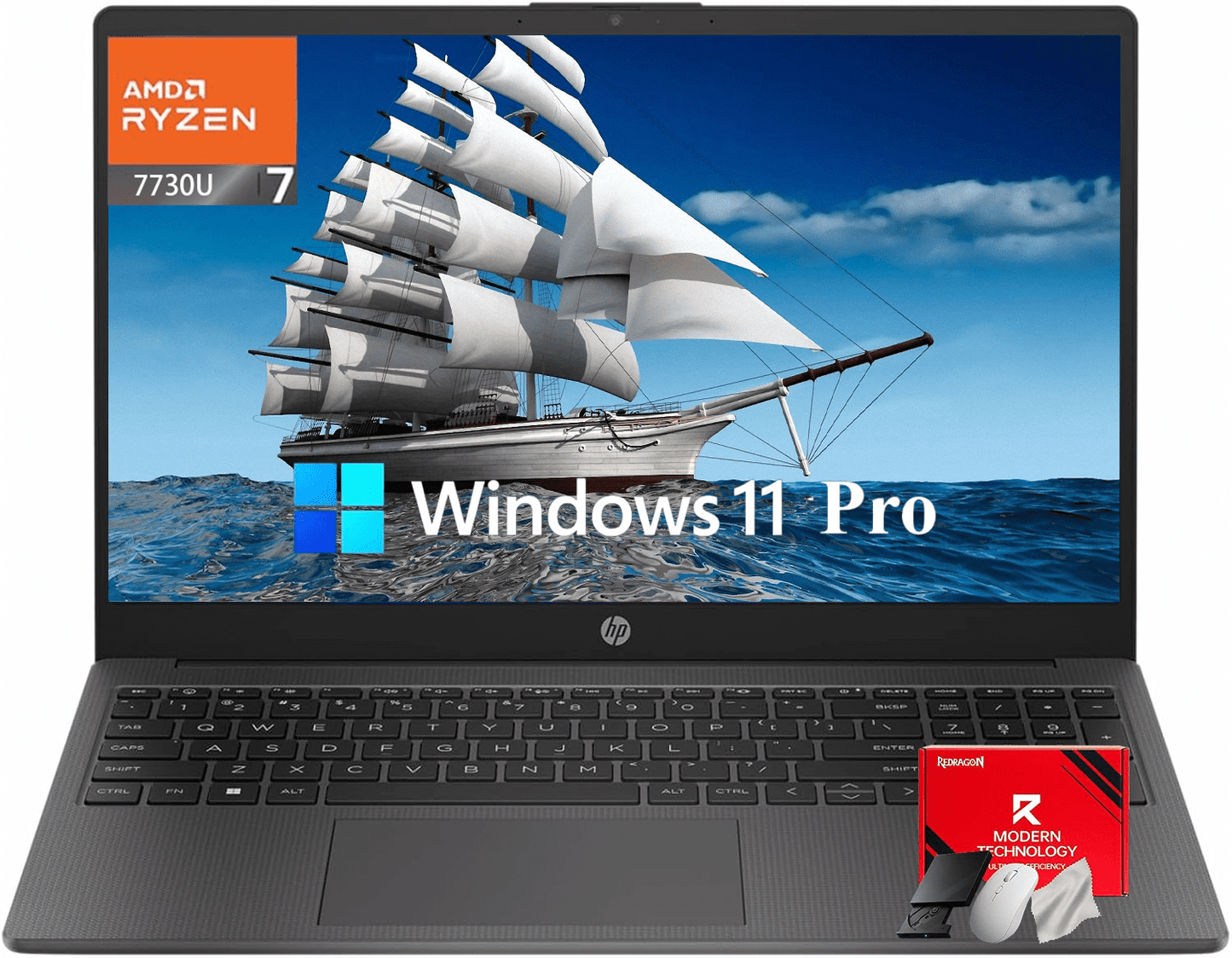 HP 2026 New 255 G10 Laptop for Business, 15.6" FHD IPS Display, AMD Ry