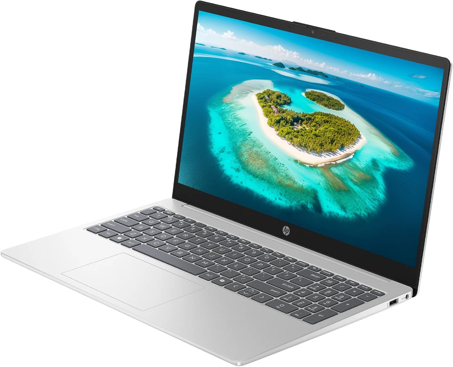 HP 15.6" FHD Touchscreen Business Laptop Computer, 8-Core AMD Ryzen 7 Processor, 12GB RAM 512GB Storage (256GB SSD+256GB Docking Set), AMD Radeon Graphics, Windows 11, NLY Earphones, Natural Silver