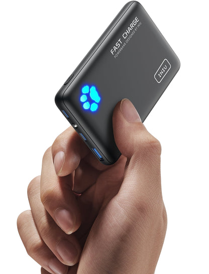 INIU PowerPaw 10K Power Bank, Slimmest 10,000mAh PD 22.5W Fast Chargin