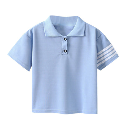 Kids Clothes for Girls under $5 Polo Shirt Short-sleeved Summer Boys T