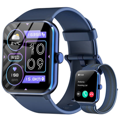 LUOMATE Smart Watch for Men Women, 1.85" Touch Screen with Bluetooth C