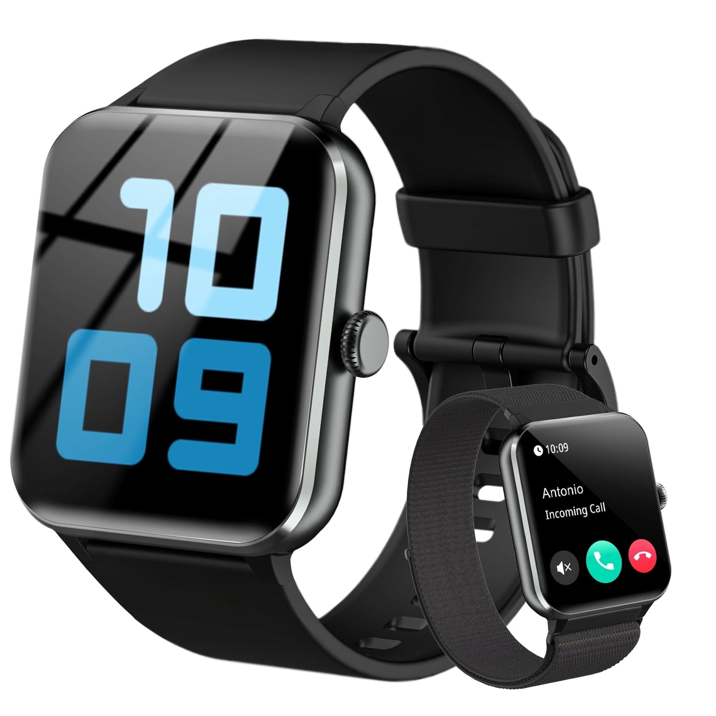 LUOMATE Smart Watch for Men Women, 1.85" Touch Screen with Bluetooth C