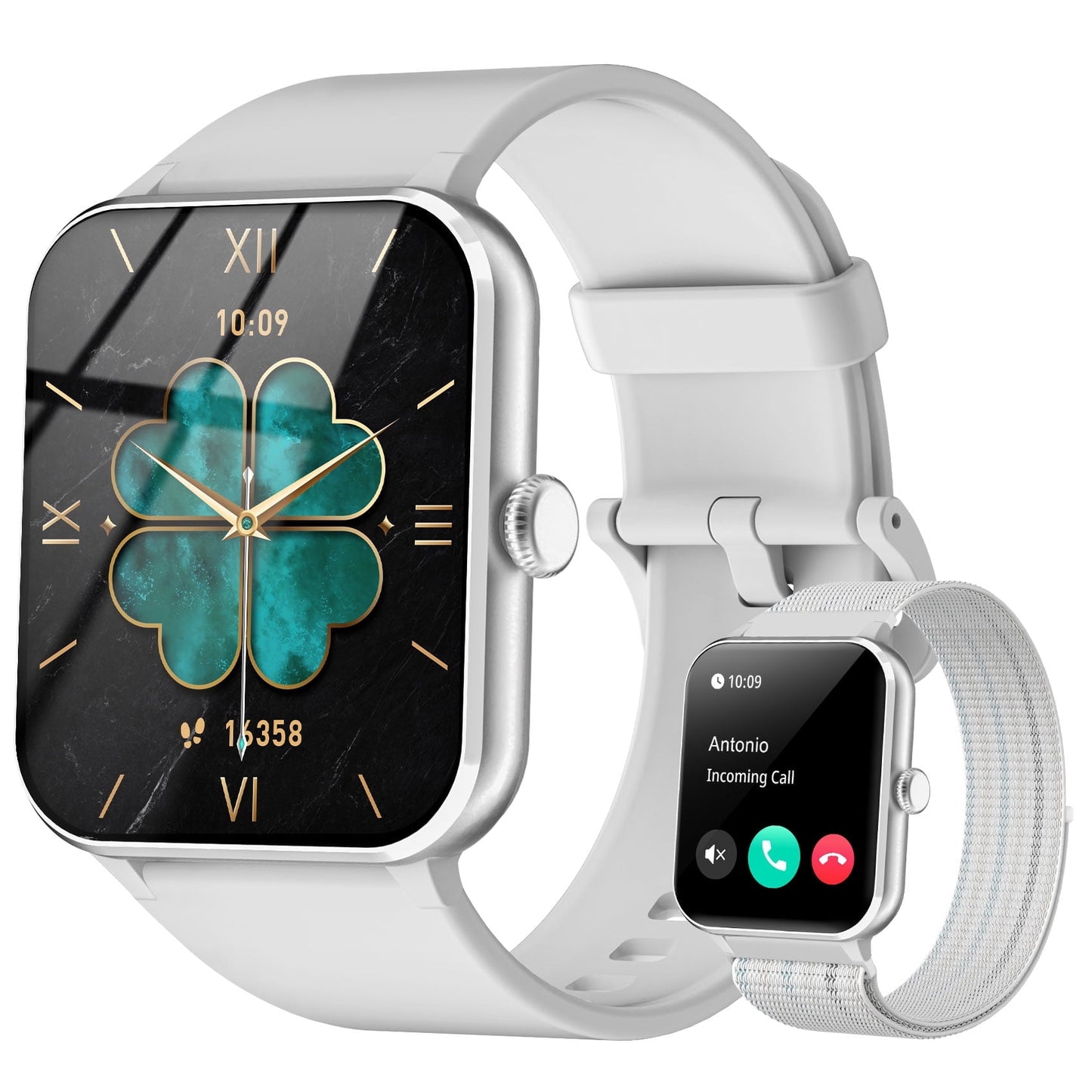 LUOMATE Smart Watch for Men Women, 1.85" Touch Screen with Bluetooth C