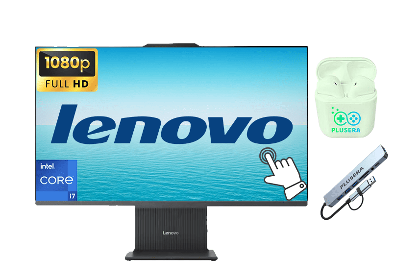 Lenovo IdeaCentre 27" FHD Touchscreen All-in-One Desktop Computer, Int