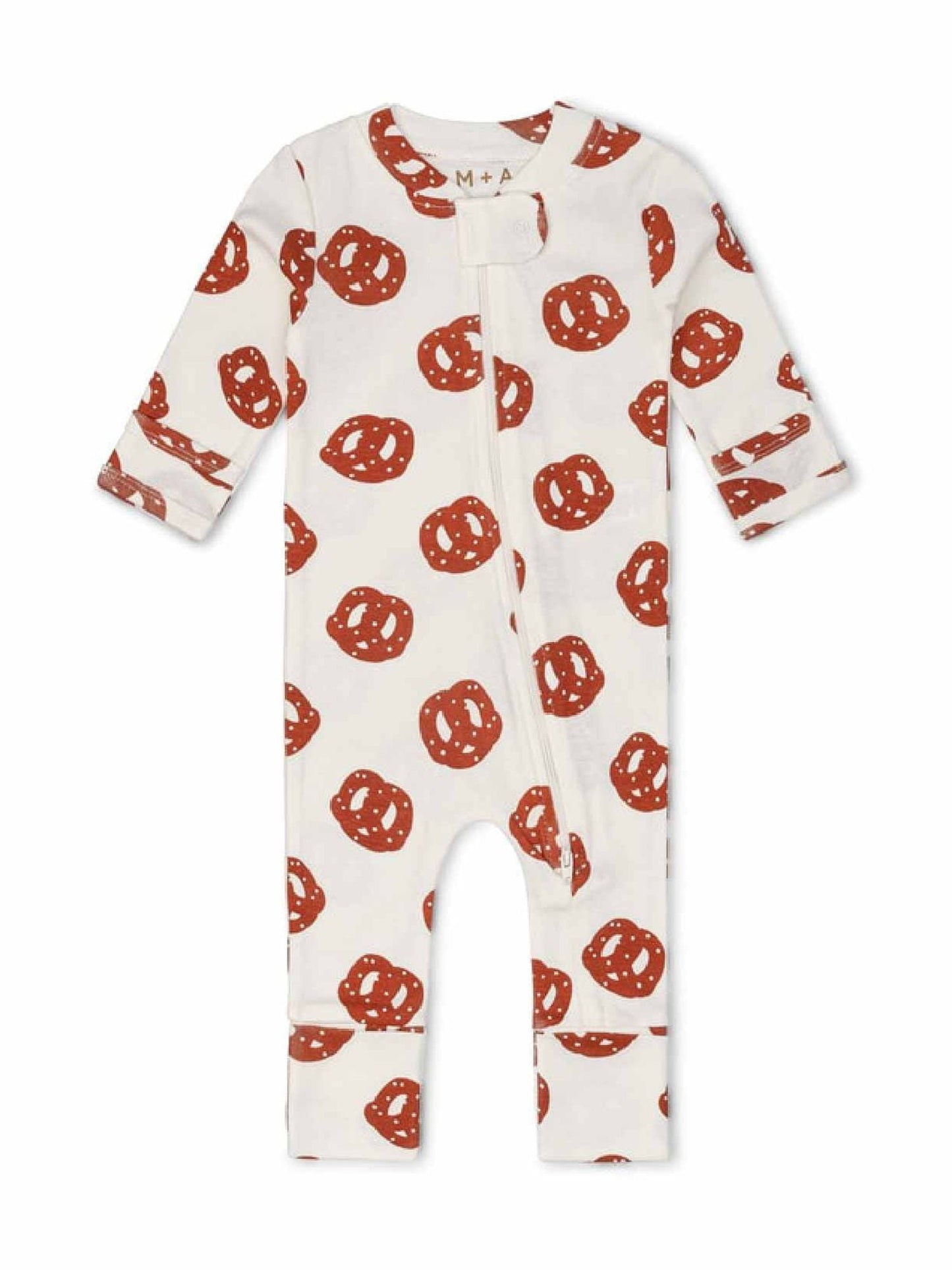 M+A by Monica + Andy, Organic Cotton One-Piece Coverall, Sizes Newborn