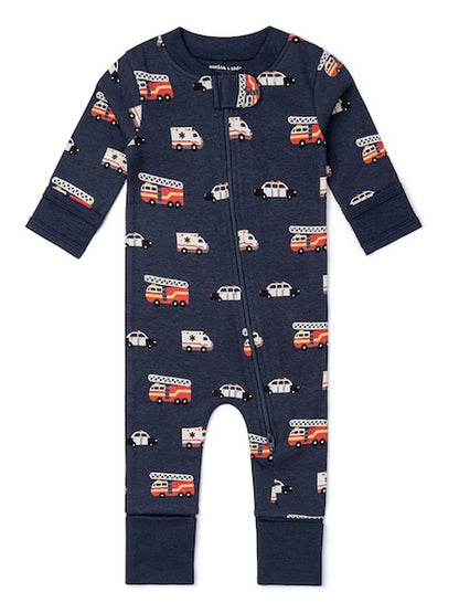 M+A by Monica + Andy, Organic Cotton One-Piece Coverall, Sizes Newborn