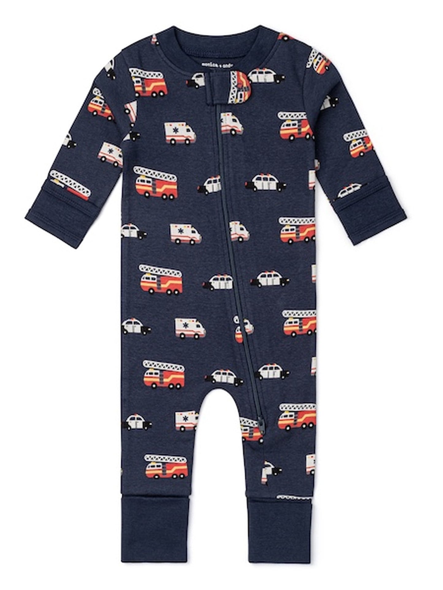 M+A by Monica + Andy, Organic Cotton One-Piece Coverall, Sizes Newborn