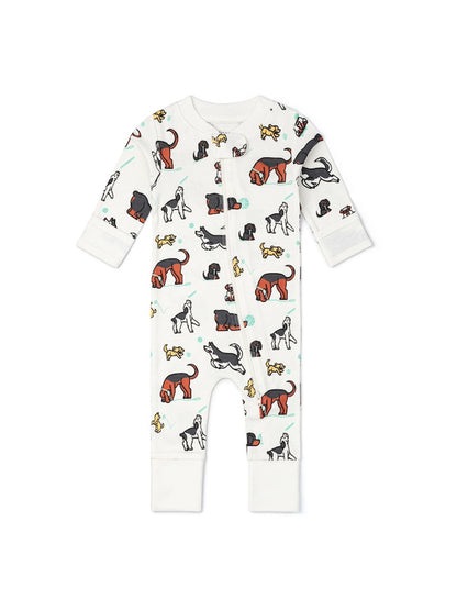 M+A by Monica + Andy, Organic Cotton One-Piece Coverall, Sizes Newborn