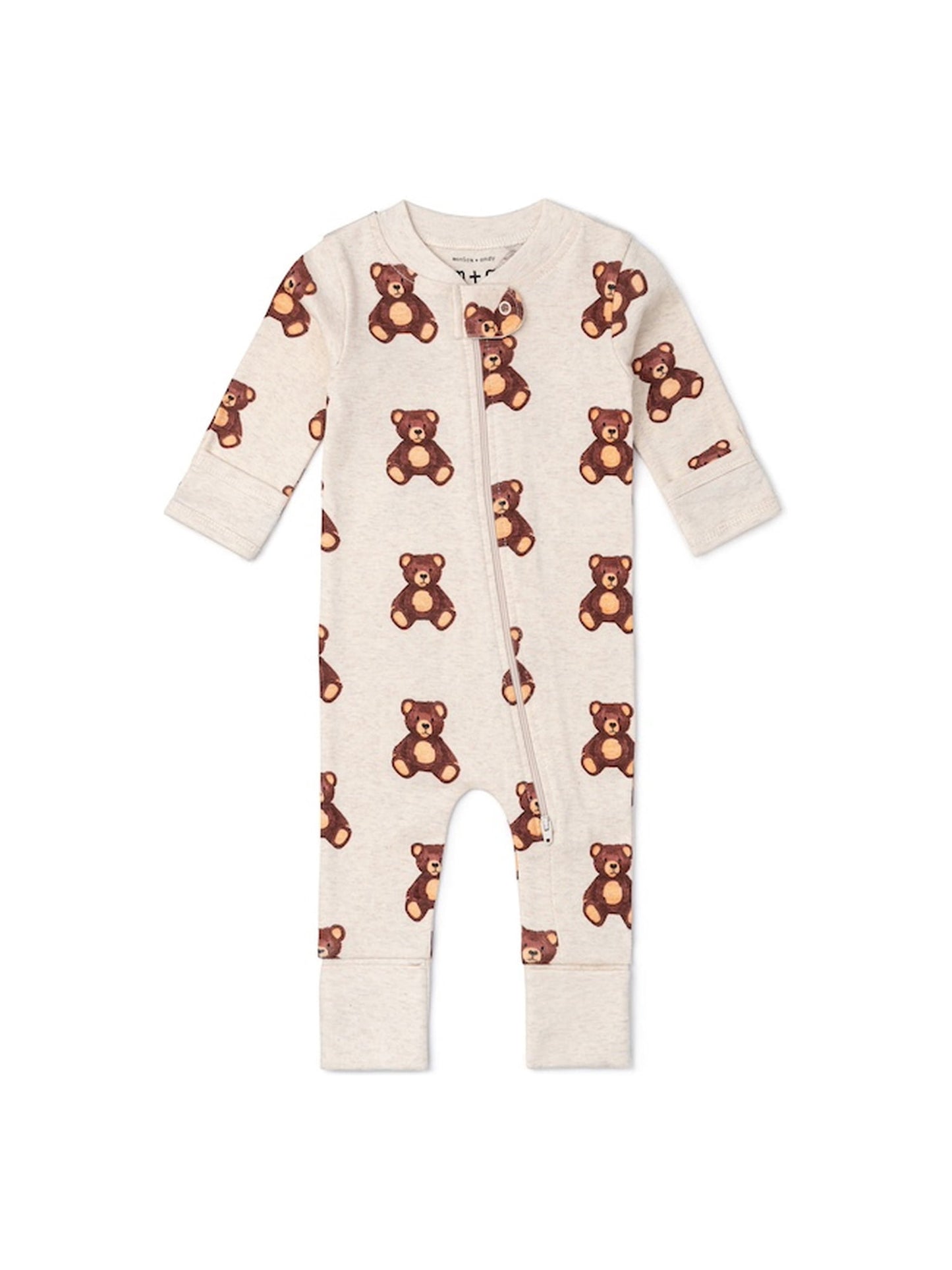 M+A by Monica + Andy, Organic Cotton One-Piece Coverall, Sizes Newborn