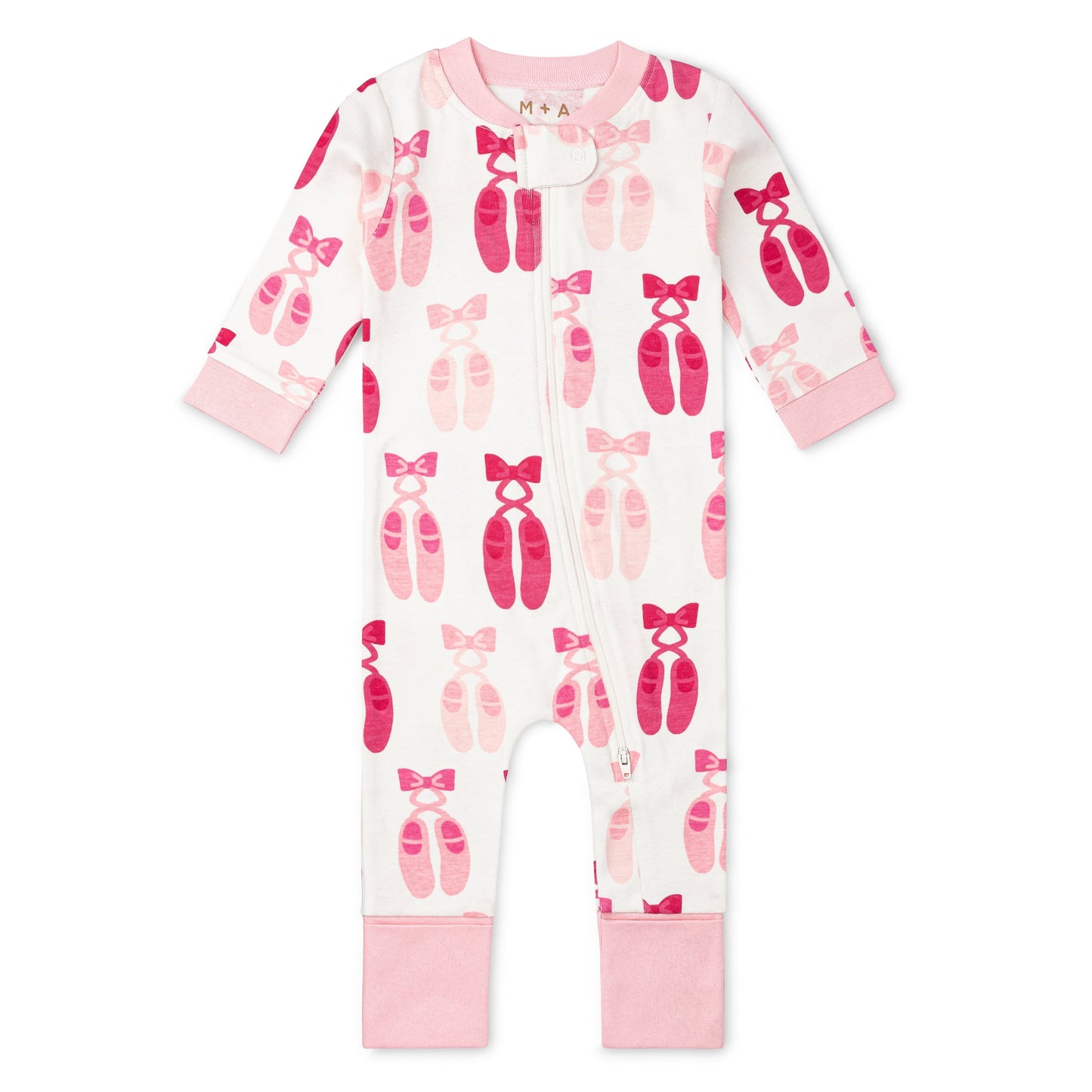 M+A by Monica + Andy, Organic Cotton One-Piece Coverall, Sizes Newborn