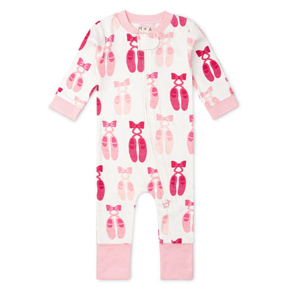 M+A by Monica + Andy, Organic Cotton One-Piece Coverall, Sizes Newborn