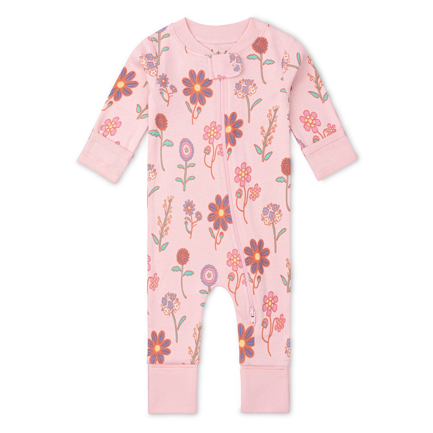 M+A by Monica + Andy, Organic Cotton One-Piece Coverall, Sizes Newborn