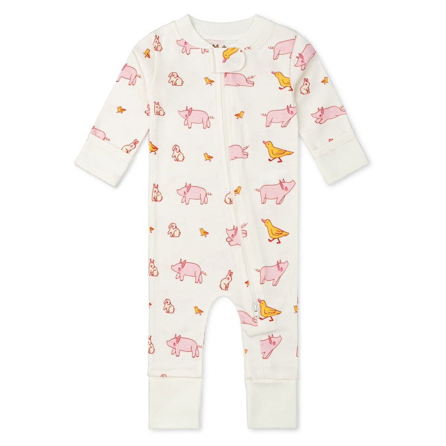 M+A by Monica + Andy, Organic Cotton One-Piece Coverall, Sizes Newborn